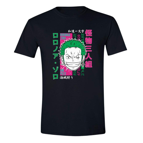 Playera Hombre Anime One piece Zoro Roronoa 000322N