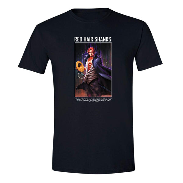 Playera Hombre Anime One piece Red Hair Shanks 000339N