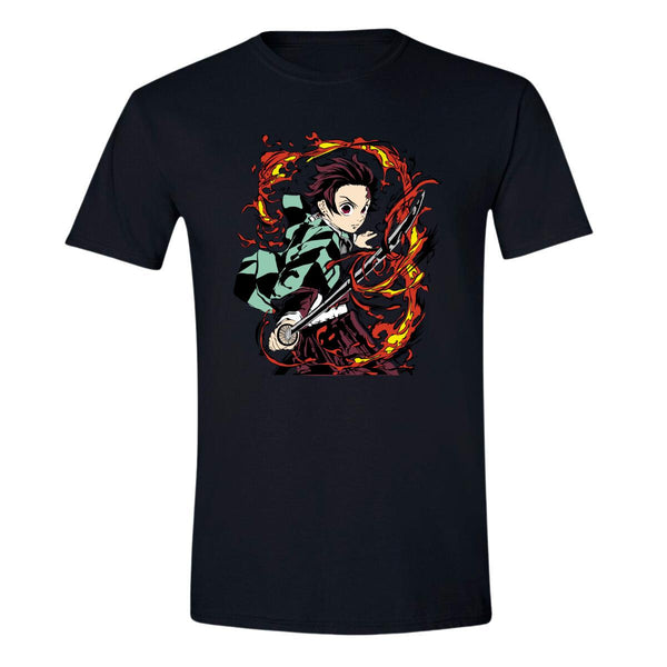 Playera Hombre Anime Demon Slayer Tanjiro Kamado 000427N