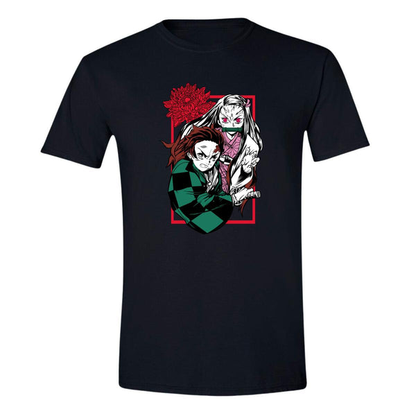 Playera Hombre Anime Demon Slayer Tanjiro Nezuko 000431N