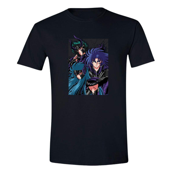 Playera Hombre Anime Caballeros del Zodiaco Hades 000434N