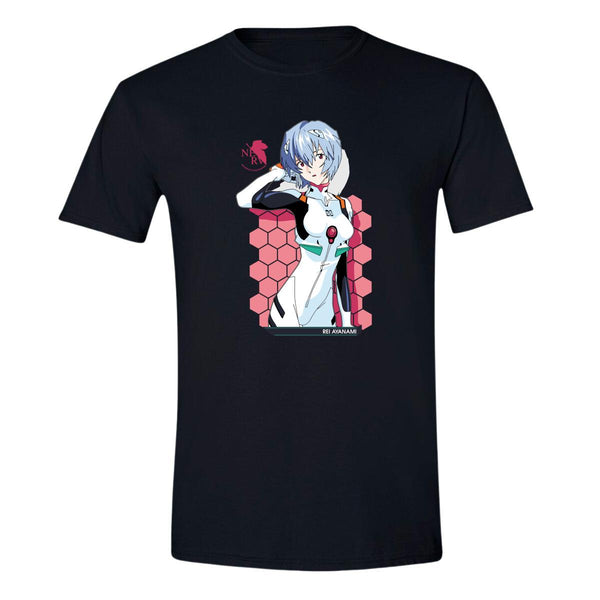 Playera Hombre Anime Evangelion Rei Ayanami 000465N