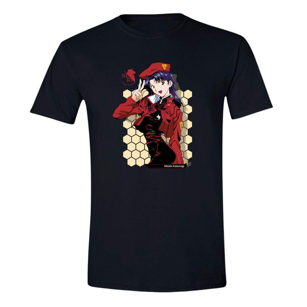 Playera Hombre Anime Evangelion Misato Katsuragi 000466N