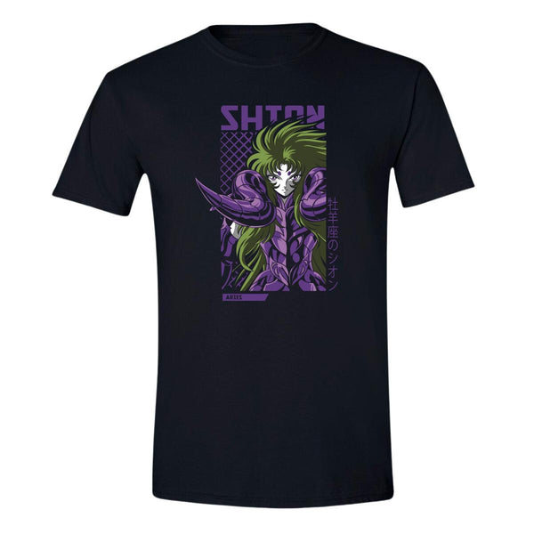 Playera Hombre Anime Caballeros del Zodiaco Aries 000486N