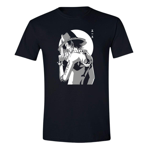 Playera Hombre Anime One Piece Portgas D Ace 000531N