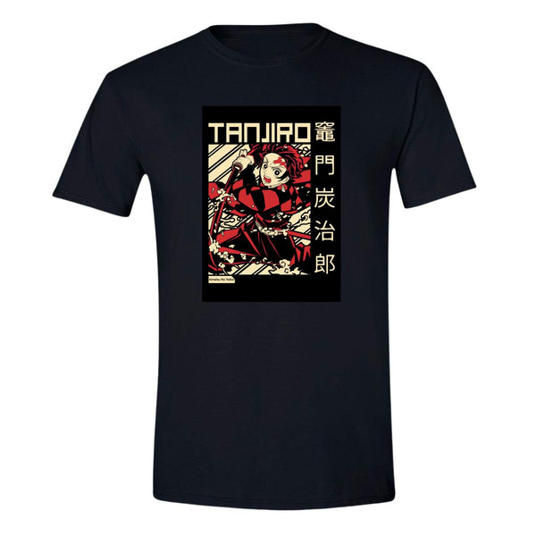 Playera Hombre Anime Demon Slayer Tanjiro Kamado 000555N