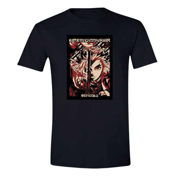 Playera Hombre Anime Demon Slayer Rengoku Kyojuro 000556N