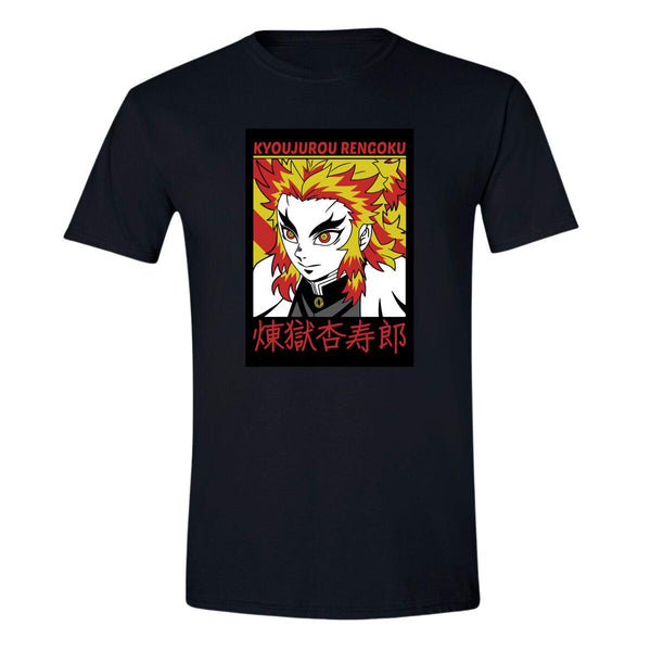 Playera Hombre Anime Demon Slayer Rengoku Kyojuro 000564N