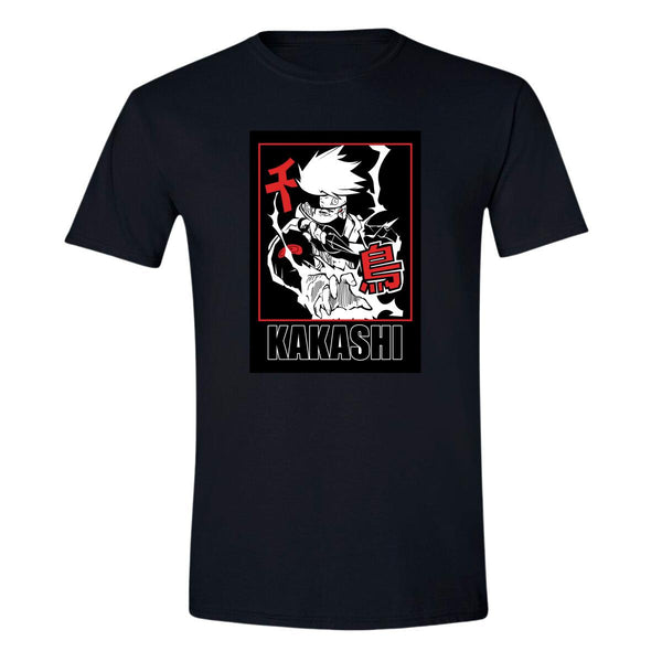 Playera Hombre Anime Naruto Kakashi Hatake 000585N