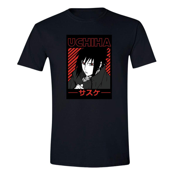 Playera Hombre Anime Naruto Sasuke Uchiha 000589N