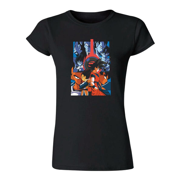 Playera Mujer Anime Dragon Ball Vegeta Goku 000156N