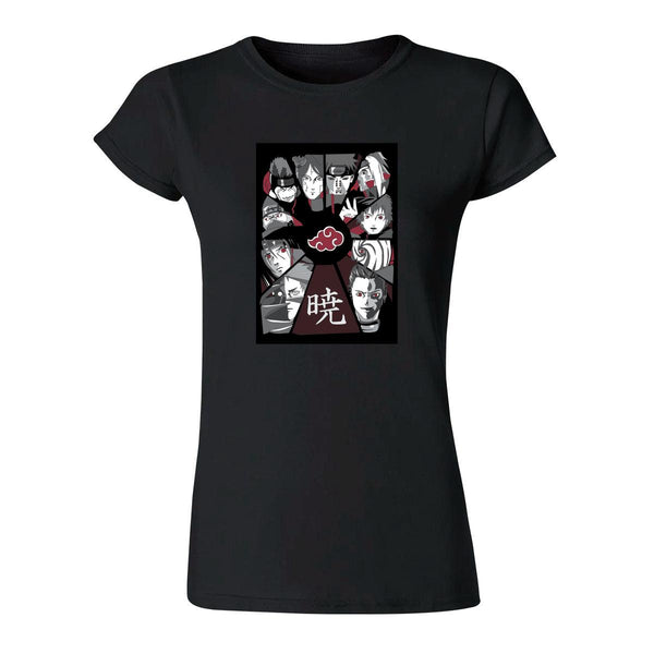 Playera Mujer Anime Naruto Akatsuki 000190N