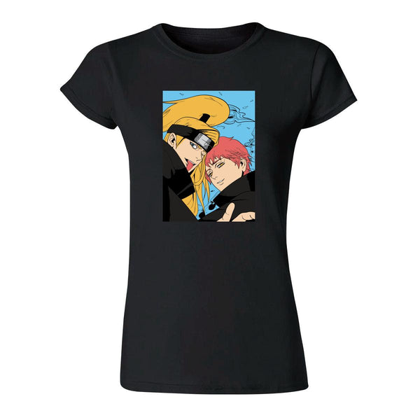 Playera Mujer Anime Naruto Deidara Sasori 000205N