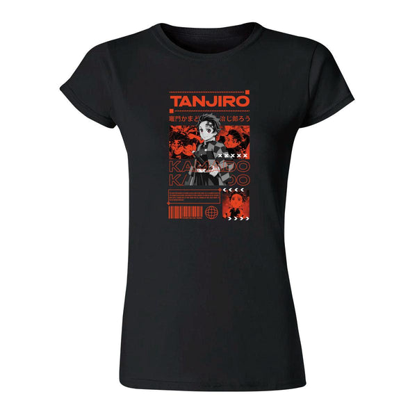 Playera Mujer Anime Demon Slayer Tanjiro Kamado 000215N