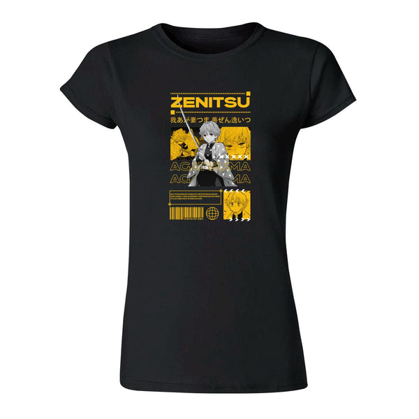 Playera Mujer Anime Demon Slayer Zenitsu Agatsuma 000216N