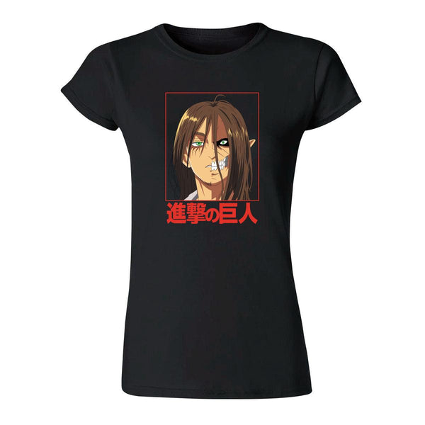 Playera Mujer Anime Attack on Titan Eren Yeager 000295N