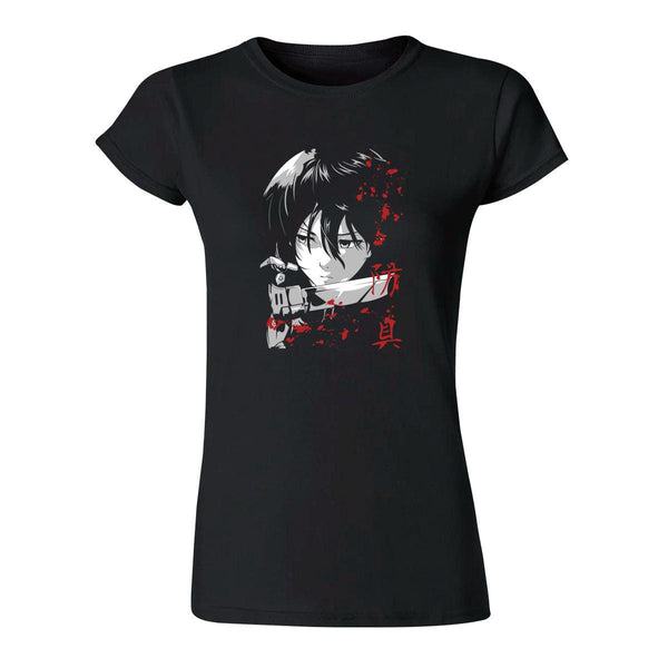 Playera Mujer Anime Attack on Titan Mikasa Ackerman 000301N