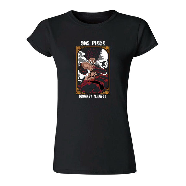 Playera Mujer Anime One piece Monkey D Luffy 000309N