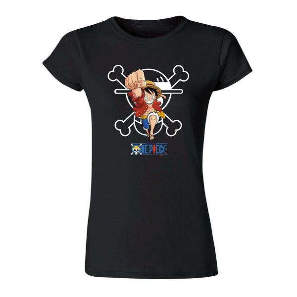 Playera Mujer Anime One piece Monkey D Luffy 000312N