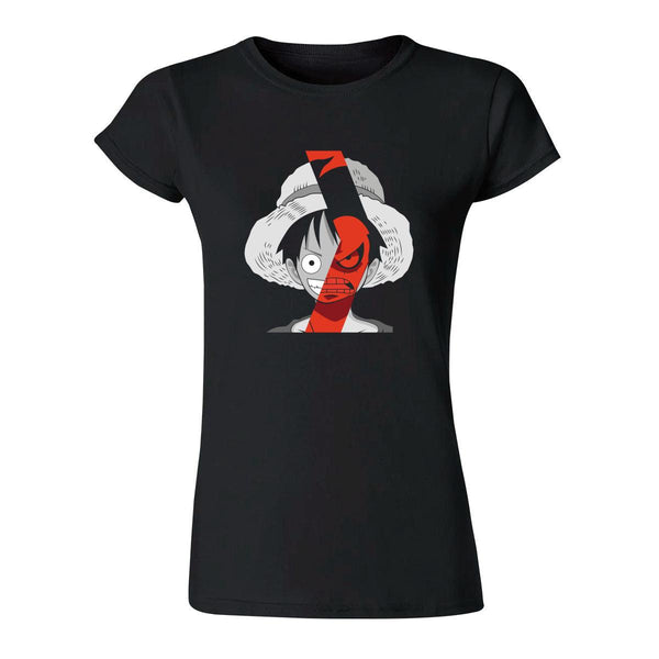 Playera Mujer Anime One piece Monkey D Luffy 000315N