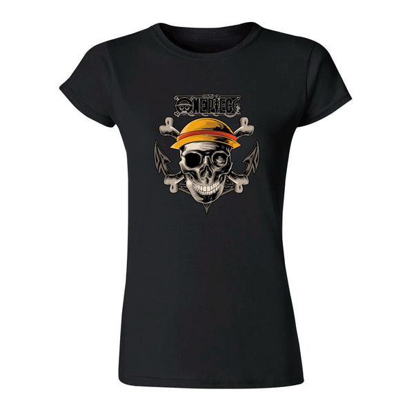 Playera Mujer Anime One piece Calavera 000318N