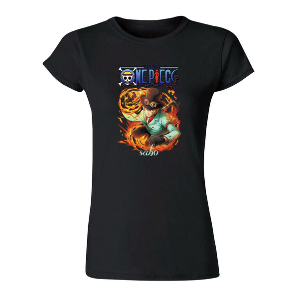 Playera Mujer Anime One piece Sabo 000348N