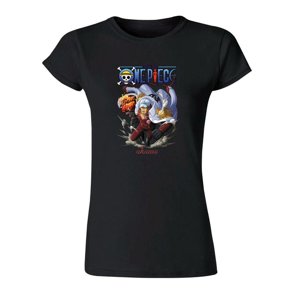 Playera Mujer Anime One piece Akainu 000356N