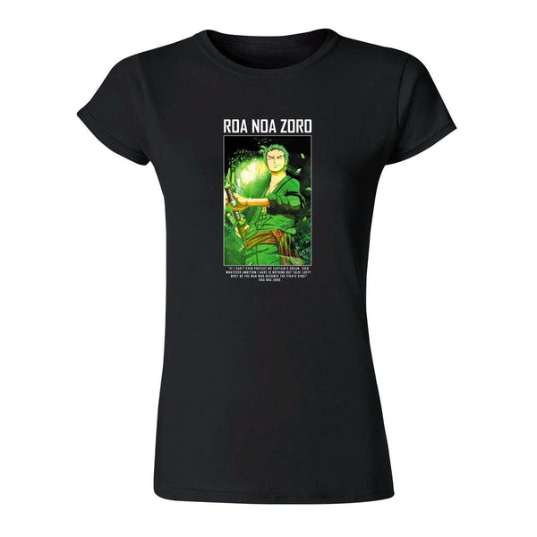 Playera Mujer Anime One piece Zoro Roronoa 000359N