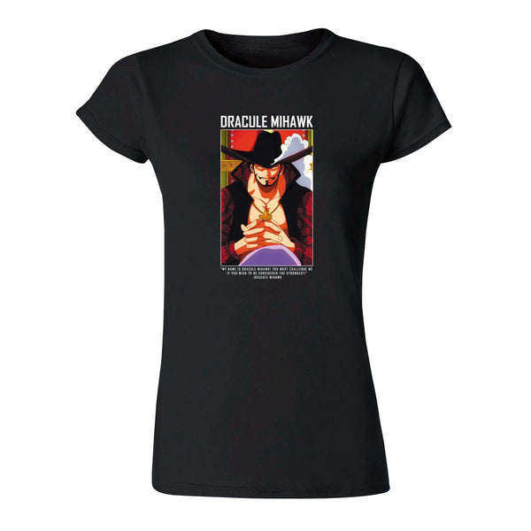 Playera Mujer Anime One piece Dracule Mihawk 000365N