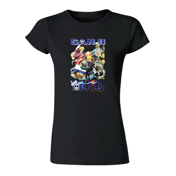 Playera Mujer Anime One piece Sanji 000393N