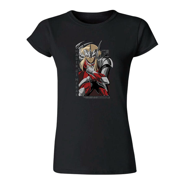 Playera Mujer Anime Caballeros del Zodiaco Hagen 000459N