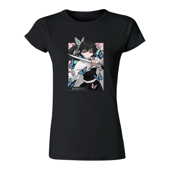 Playera Mujer Anime Demon Slayer Kanao Tsuyuri 000471N