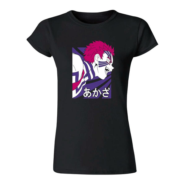 Playera Mujer Anime Demon Slayer Akaza 000478N