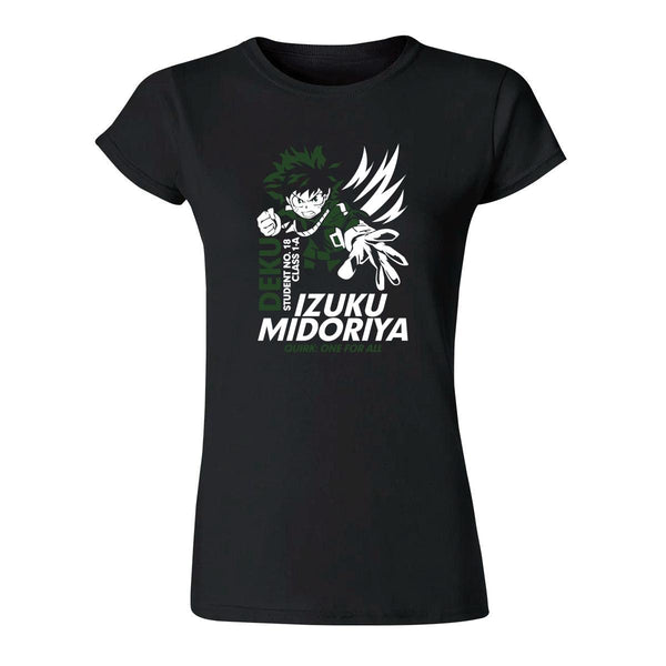 Playera Mujer Anime My Hero Academia Deku 000533N