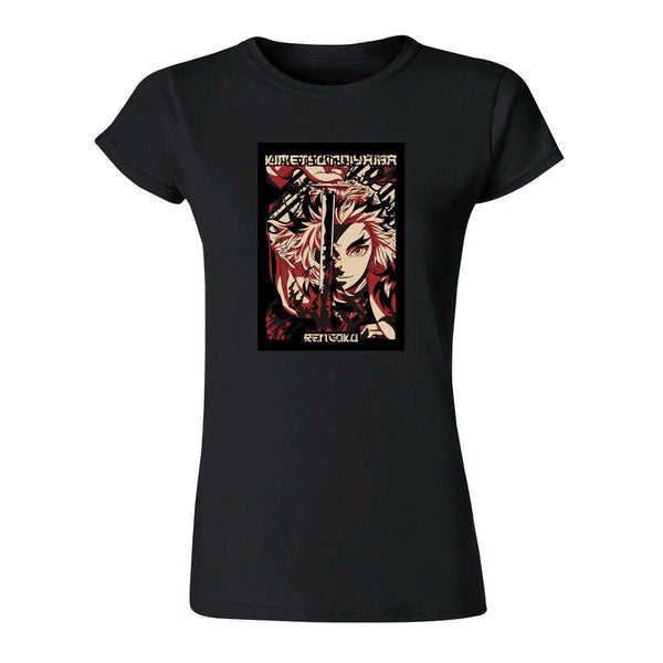 Playera Mujer Anime Demon Slayer Rengoku Kyojuro 000556N