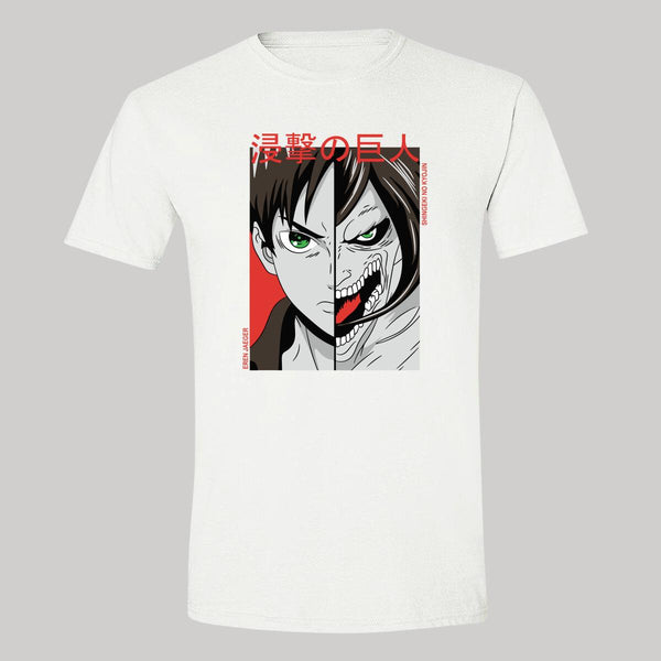 Playera Hombre Anime Attack on Titan Eren Yeager 000289B