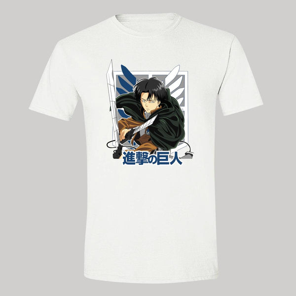 Playera Hombre Anime Attack on Titan Levi Ackerman 000290B