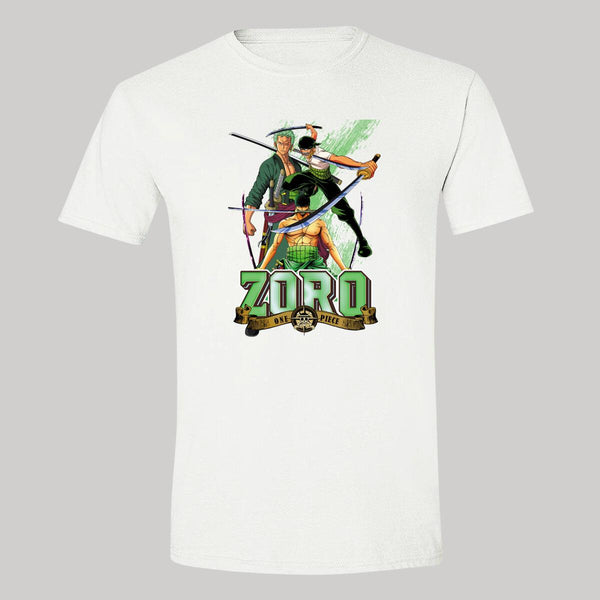 Playera Hombre Anime One piece Zoro Roronoa 000344B