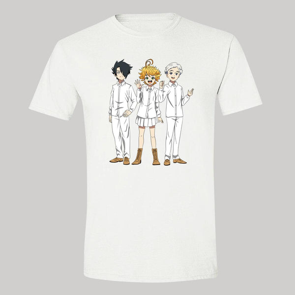 Playera Hombre Anime Yakusoku no Neverland Huérfanos 000417B