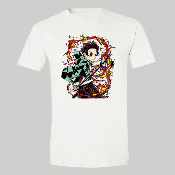 Playera Hombre Anime Demon Slayer Tanjiro Kamado 000427B