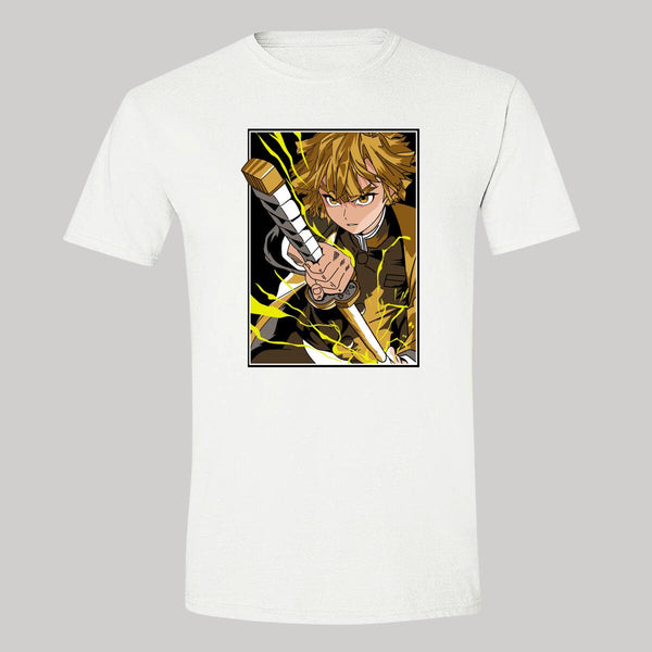 Playera Hombre Anime Demon Slayer Zenitsu Agatsuma 000433B