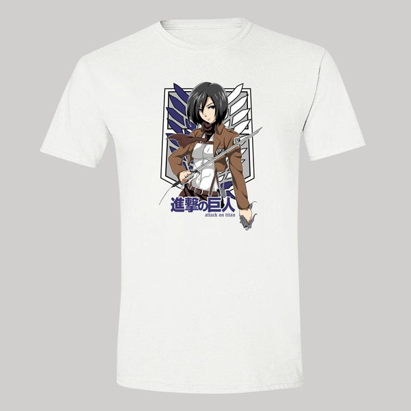 Playera Hombre Anime Attack on Titan Mikasa Ackerman 000460B