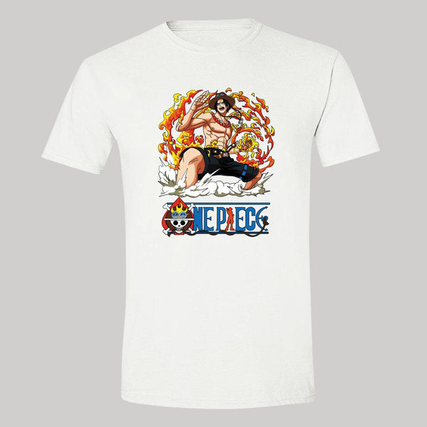 Playera Hombre Anime One Piece Portgas D Ace 000592B