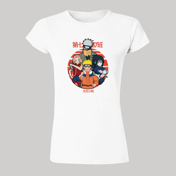 Playera Mujer Anime Naruto Equipo 7 000185B