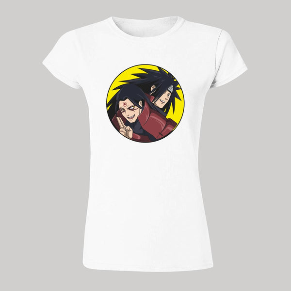 Playera Mujer Anime Naruto Madara Hashirama 000208B