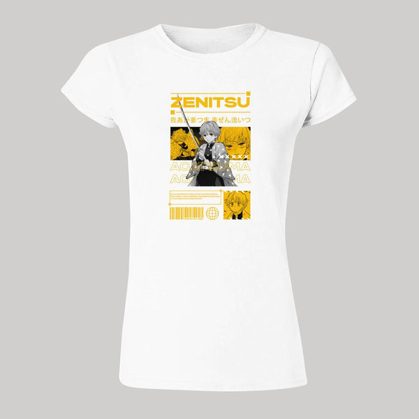 Playera Mujer Anime Demon Slayer Zenitsu Agatsuma 000216B