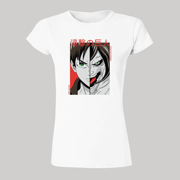 Playera Mujer Anime Attack on Titan Eren Yeager 000289B