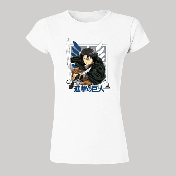 Playera Mujer Anime Attack on Titan Levi Ackerman 000290B