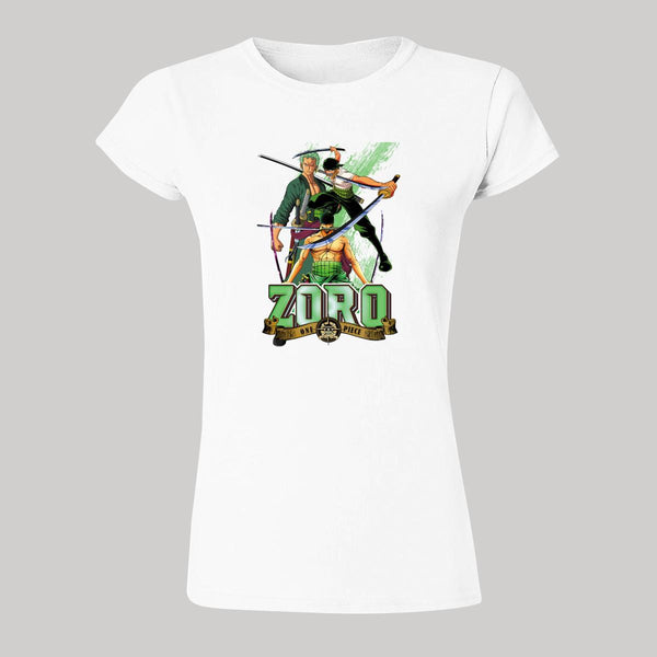 Playera Mujer Anime One piece Zoro Roronoa 000344B