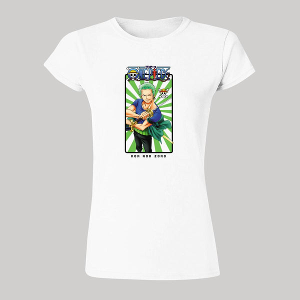 Playera Mujer Anime One piece Zoro Roronoa 000345B